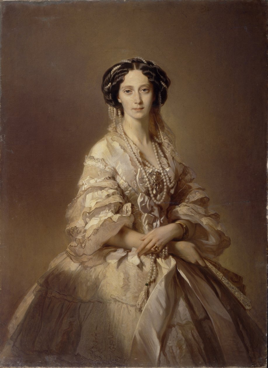 Mária Alekszandrovna 1824-1880, Oroszország császárné portréja alkotó: Ivan Kosmich Makarov