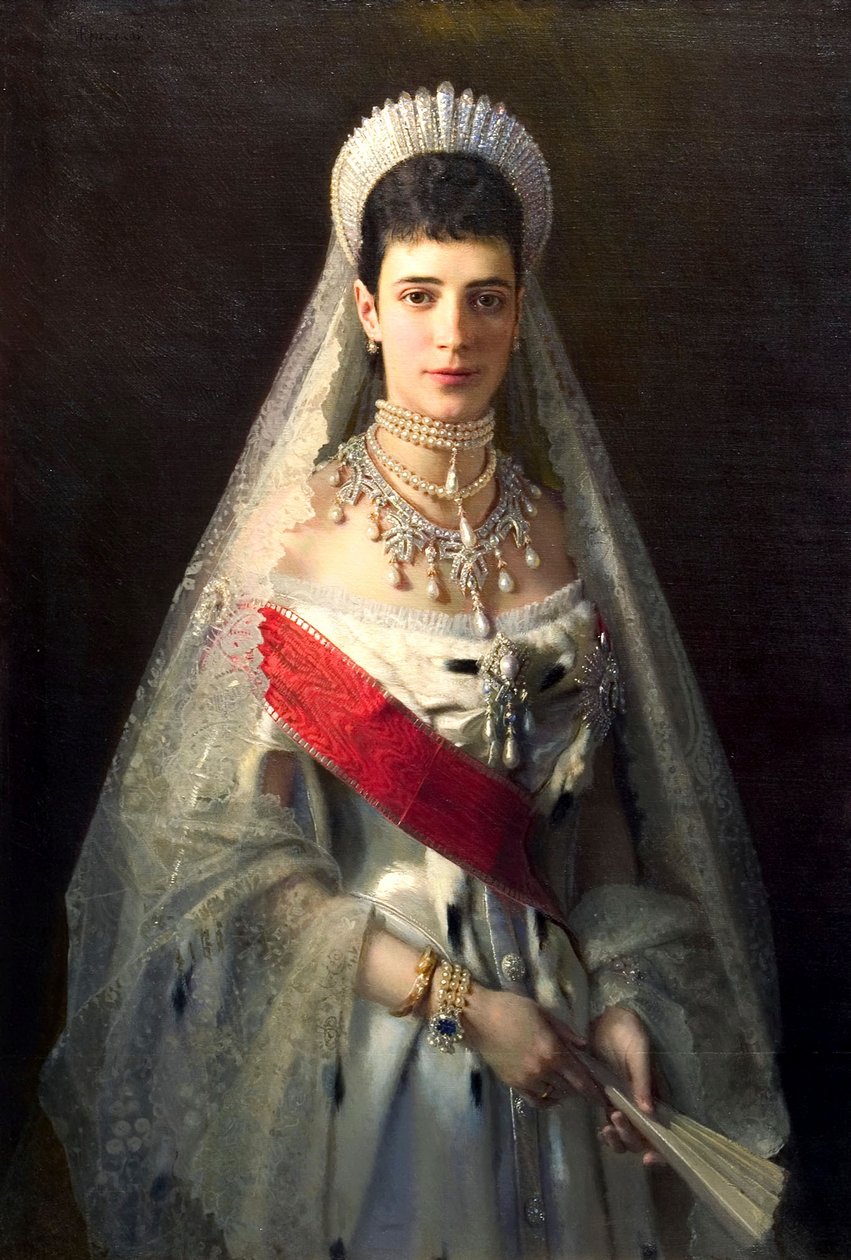 Maria Fedorovna császárné, Dagmar dán hercegnő portréja, 1847-1928 alkotó: Ivan Kramskoy