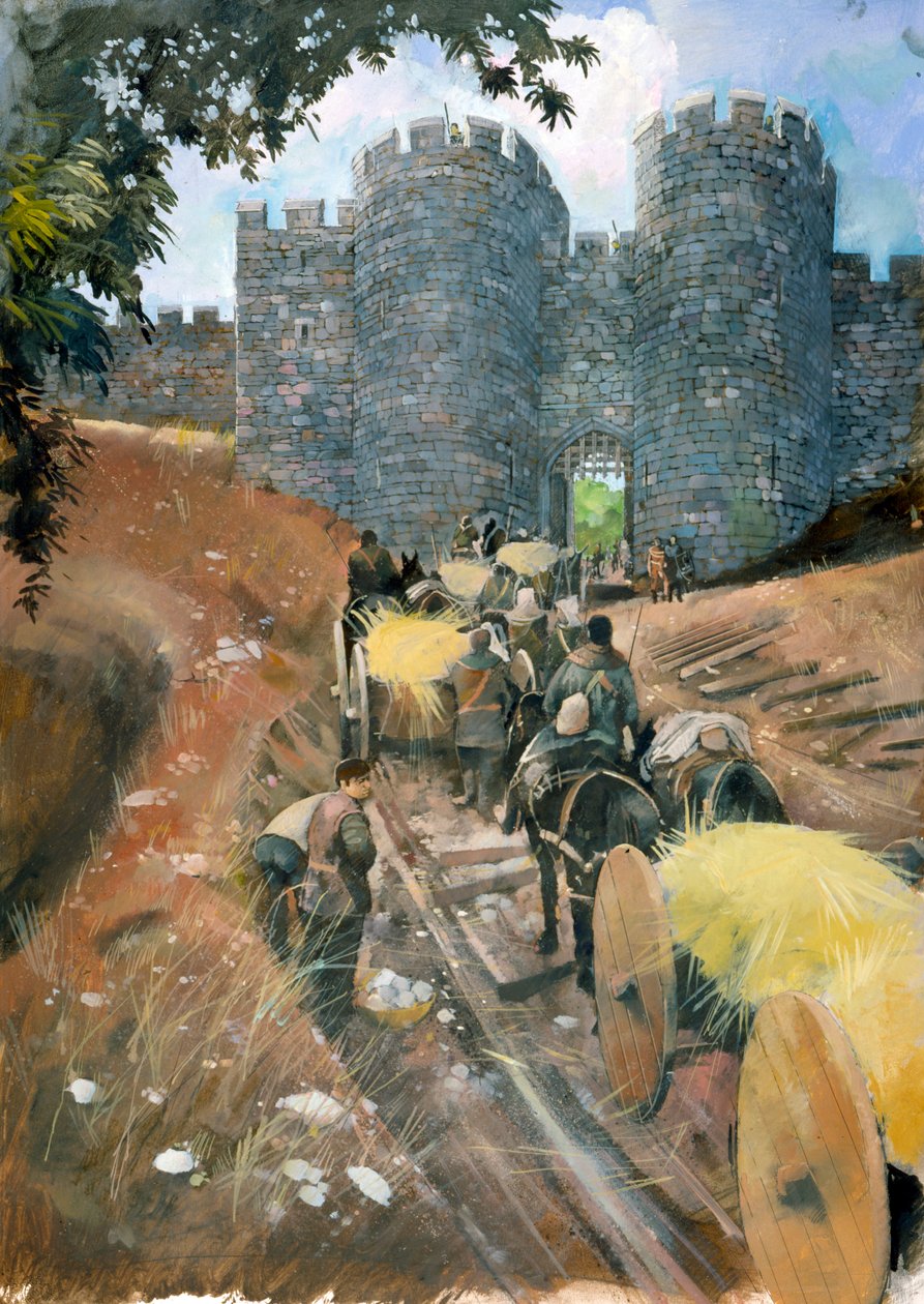 Beeston kastély, c13. század, 1990-2010 alkotó: Ivan Lapper