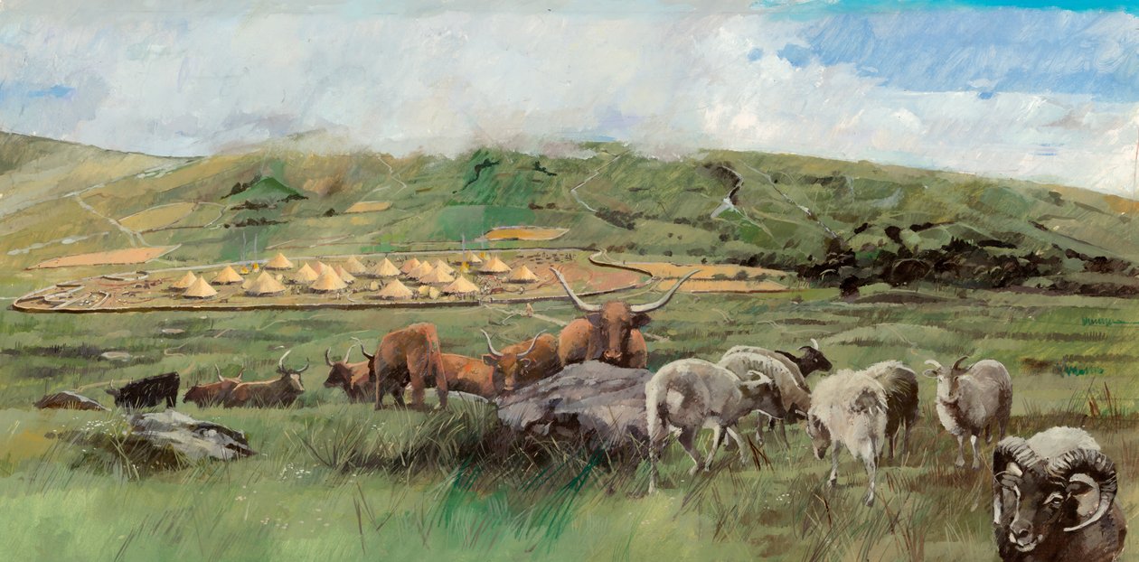 Grimspound, bronzkor, 1990-2010 alkotó: Ivan Lapper