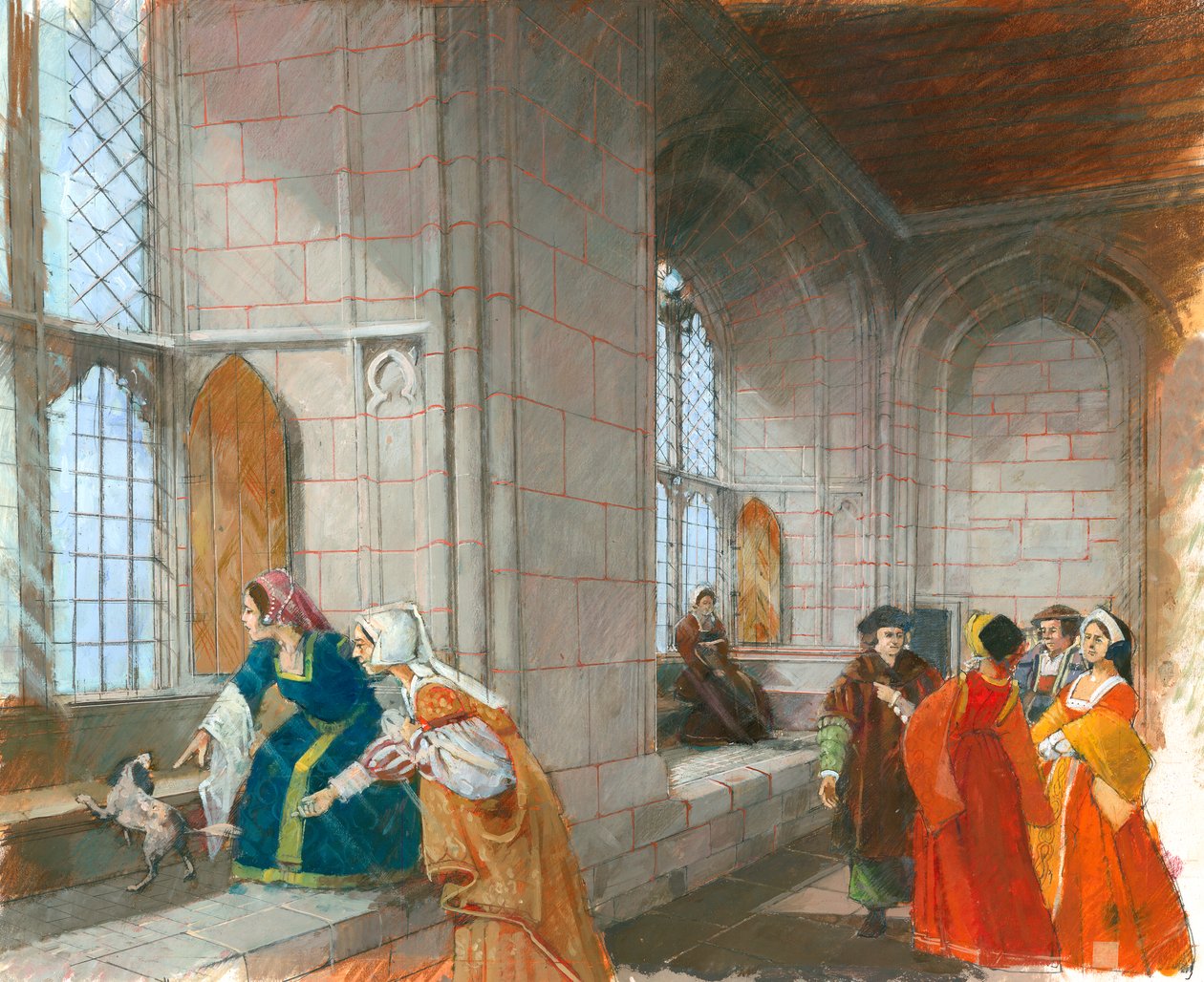Kenilworth kastély, c1480-1600, c1990-2010 alkotó: Ivan Lapper