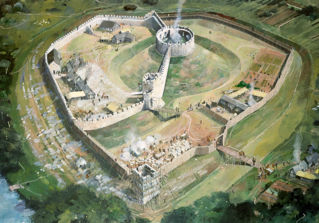 Pickering kastély, 13. század, 1990-2010 alkotó: Ivan Lapper