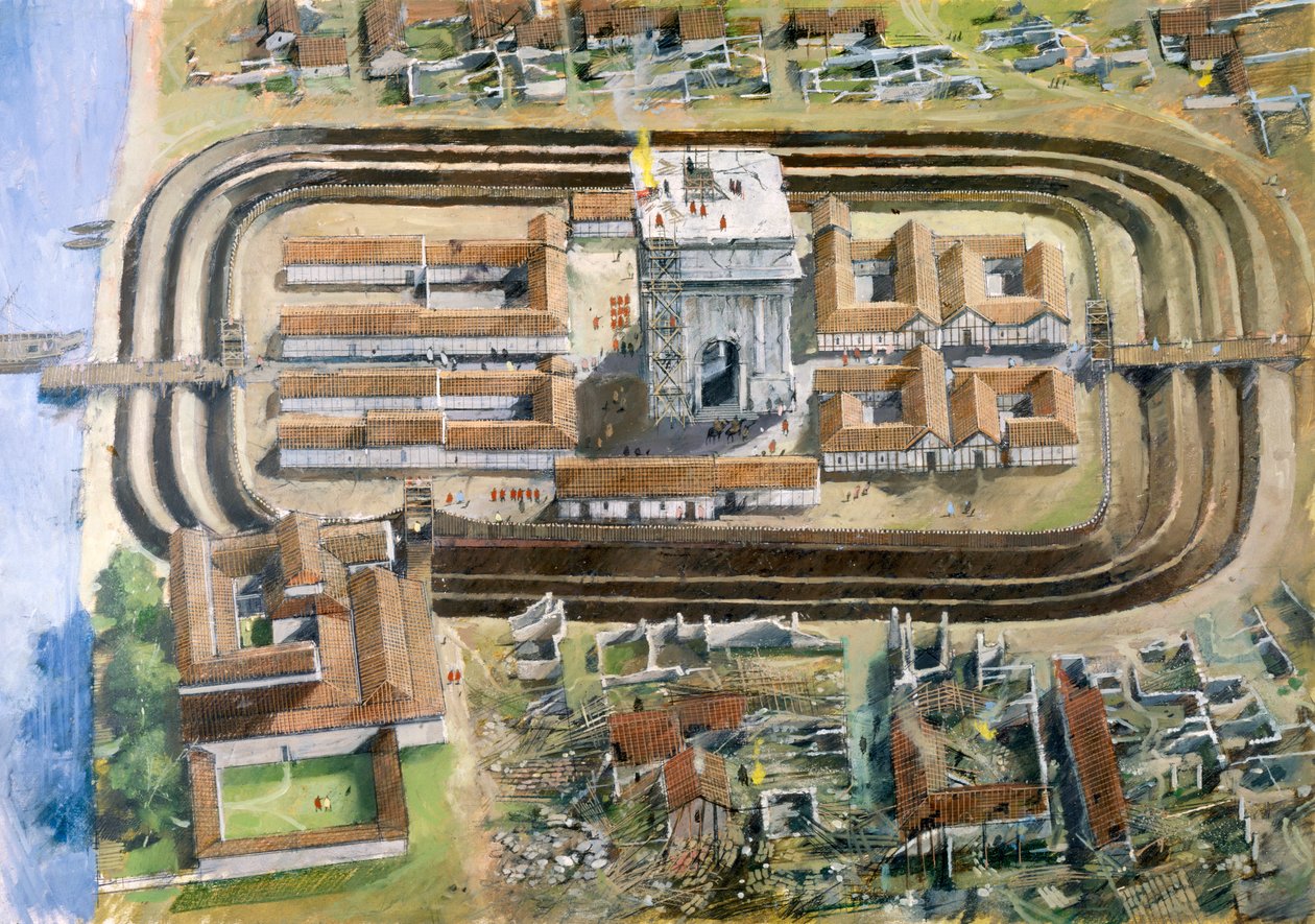 Richborough római erőd, 2. század, 1990-2010. alkotó: Ivan Lapper