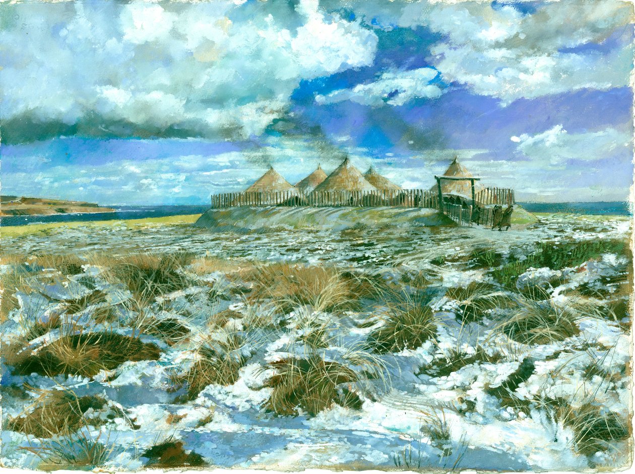 Scarborough vaskori település, Kr.e. 5. század, 1990-2010 alkotó: Ivan Lapper