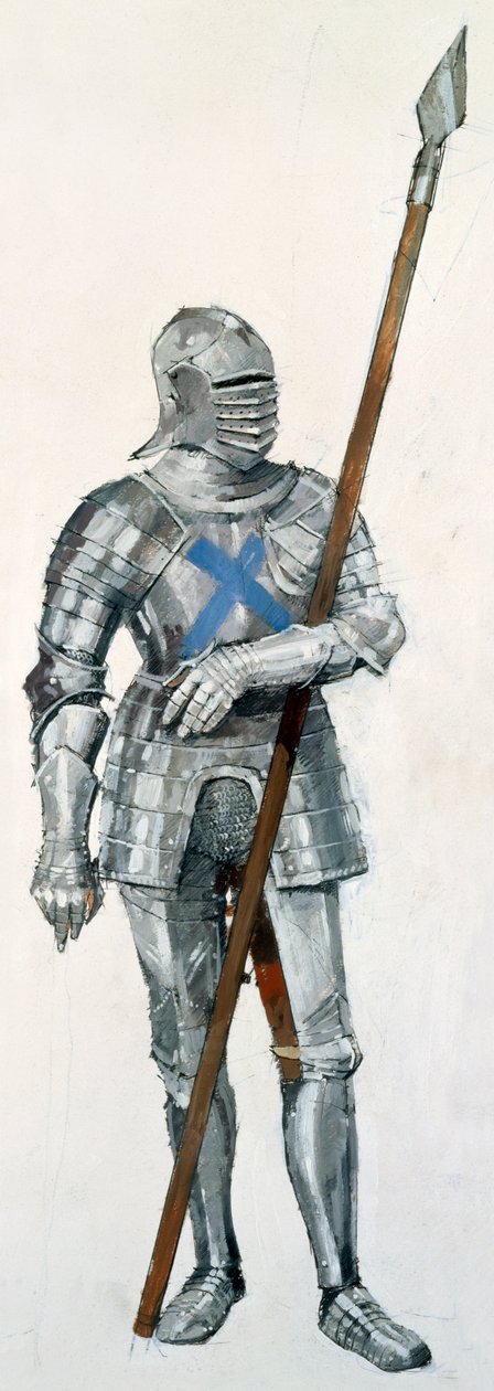 Skót katona, Flodden Field-i csata, 1513, 1990-2010 alkotó: Ivan Lapper