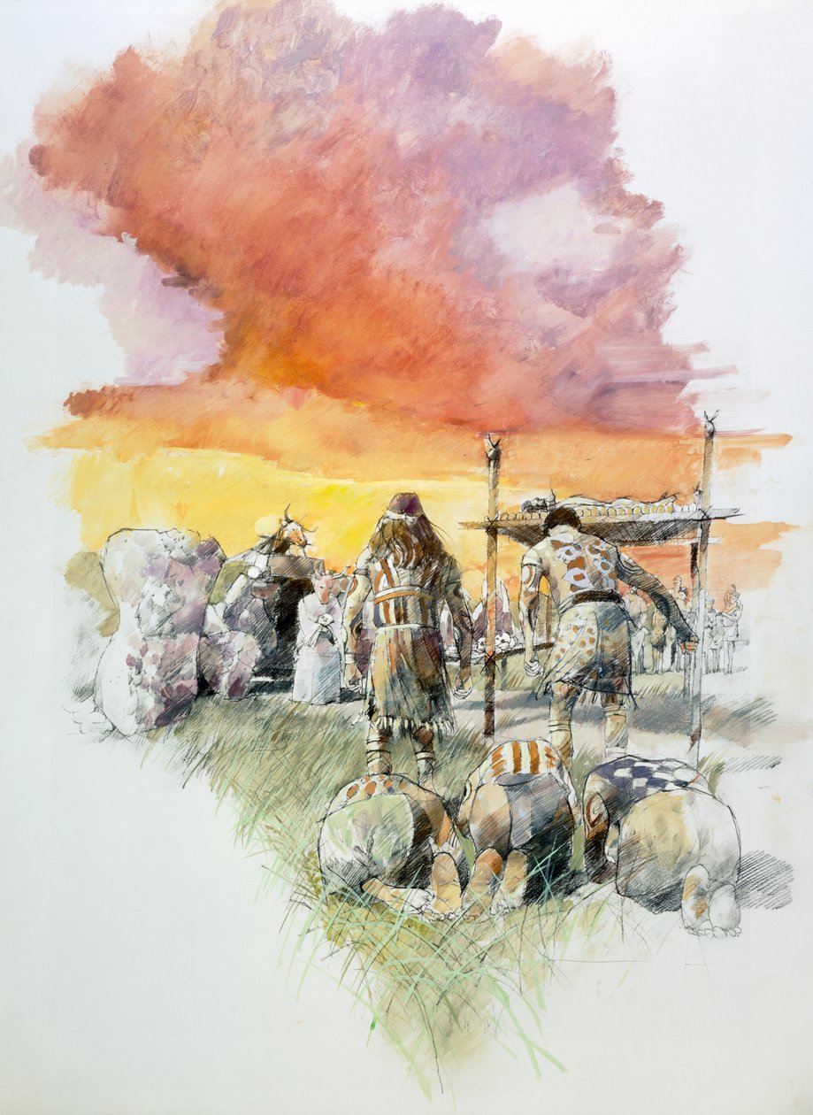 Stoney Littleton Long Barrow, 3500 BC, 1990-2010 alkotó: Ivan Lapper