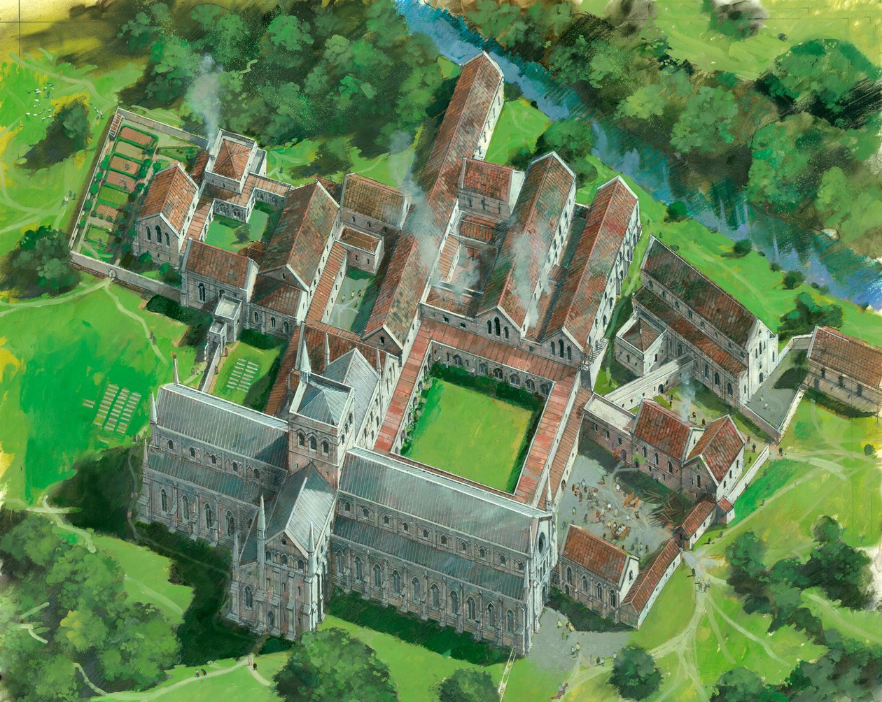 Waverley Abbey, Farnham, Surrey, 1990-c2005 alkotó: Ivan Lapper