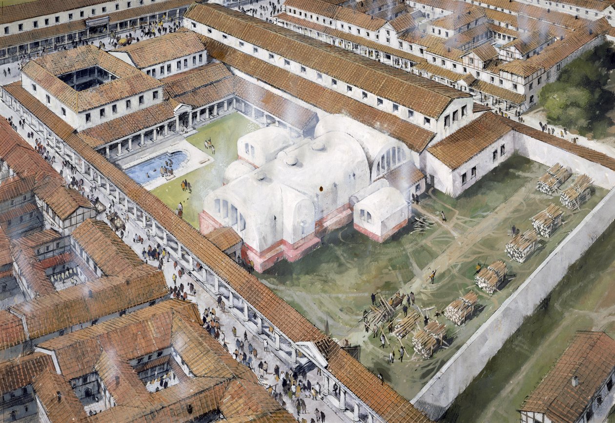Wroxeter római város alkotó: Ivan Lapper