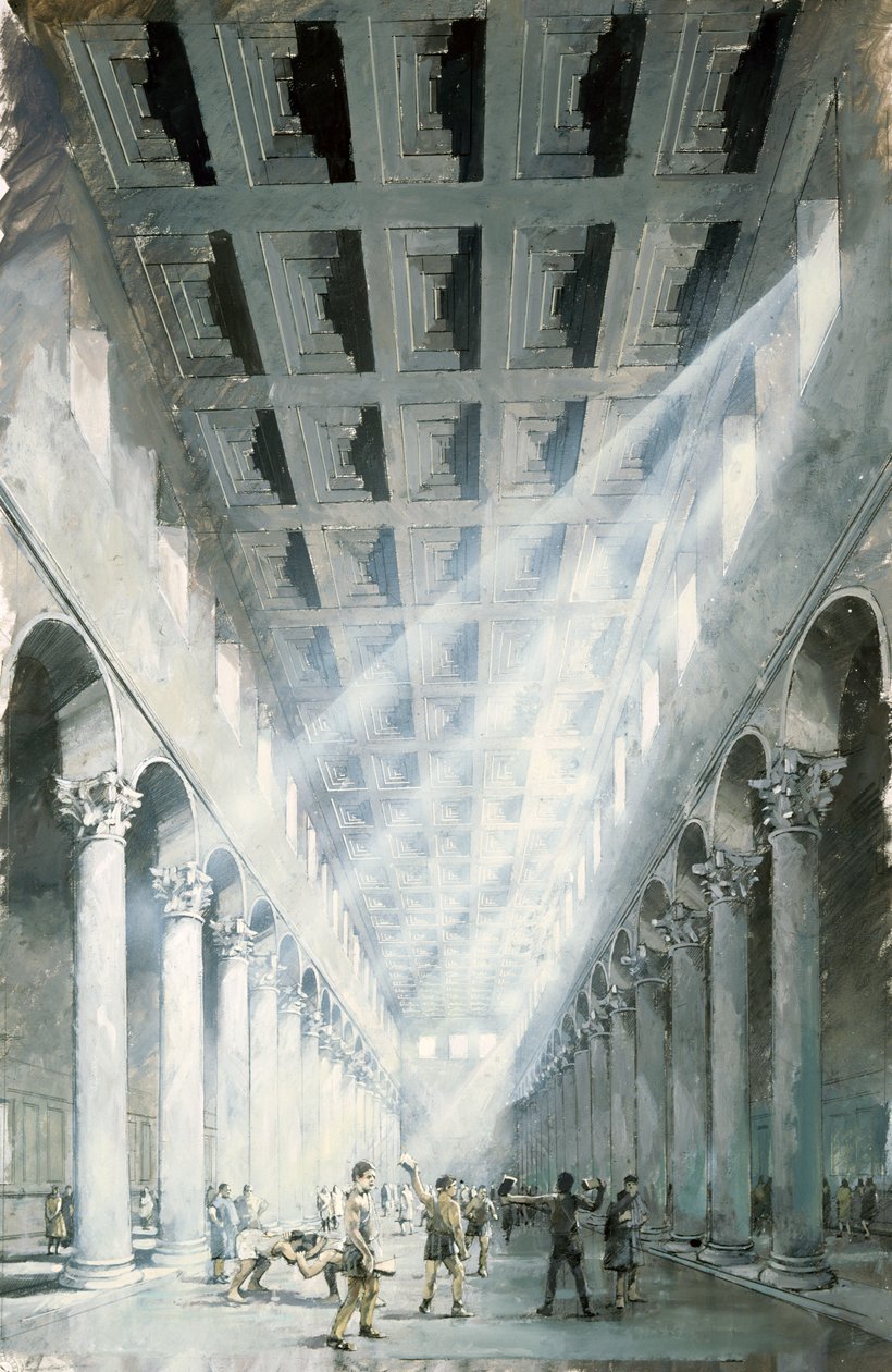 Wroxeter római város, 2. század, 1990-2010 alkotó: Ivan Lapper