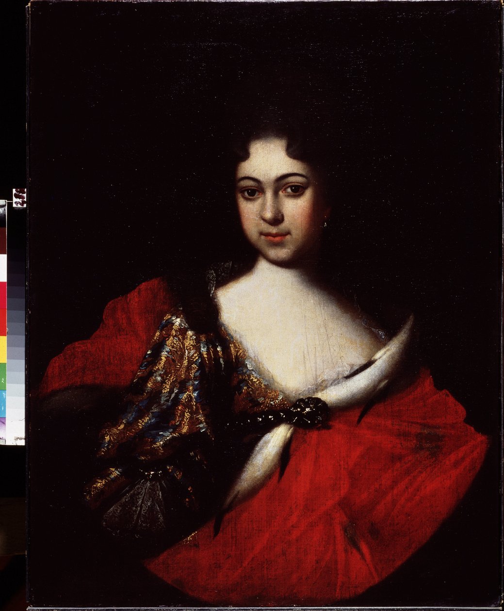 Praskovia Ivanovna császárné (1694-1731), Pierre I Le Grand unokahúga (1672-1725) és V. Iván lánya (1666-1696) portréja. (Tzarevna Praskovya Ivanovna, Nagy Péter unokahúga portréja). Peinture de Ivan Nikitich Nikitin (Nikitine) (vers 1680-apre alkotó: Ivan Nikitich Nikitin