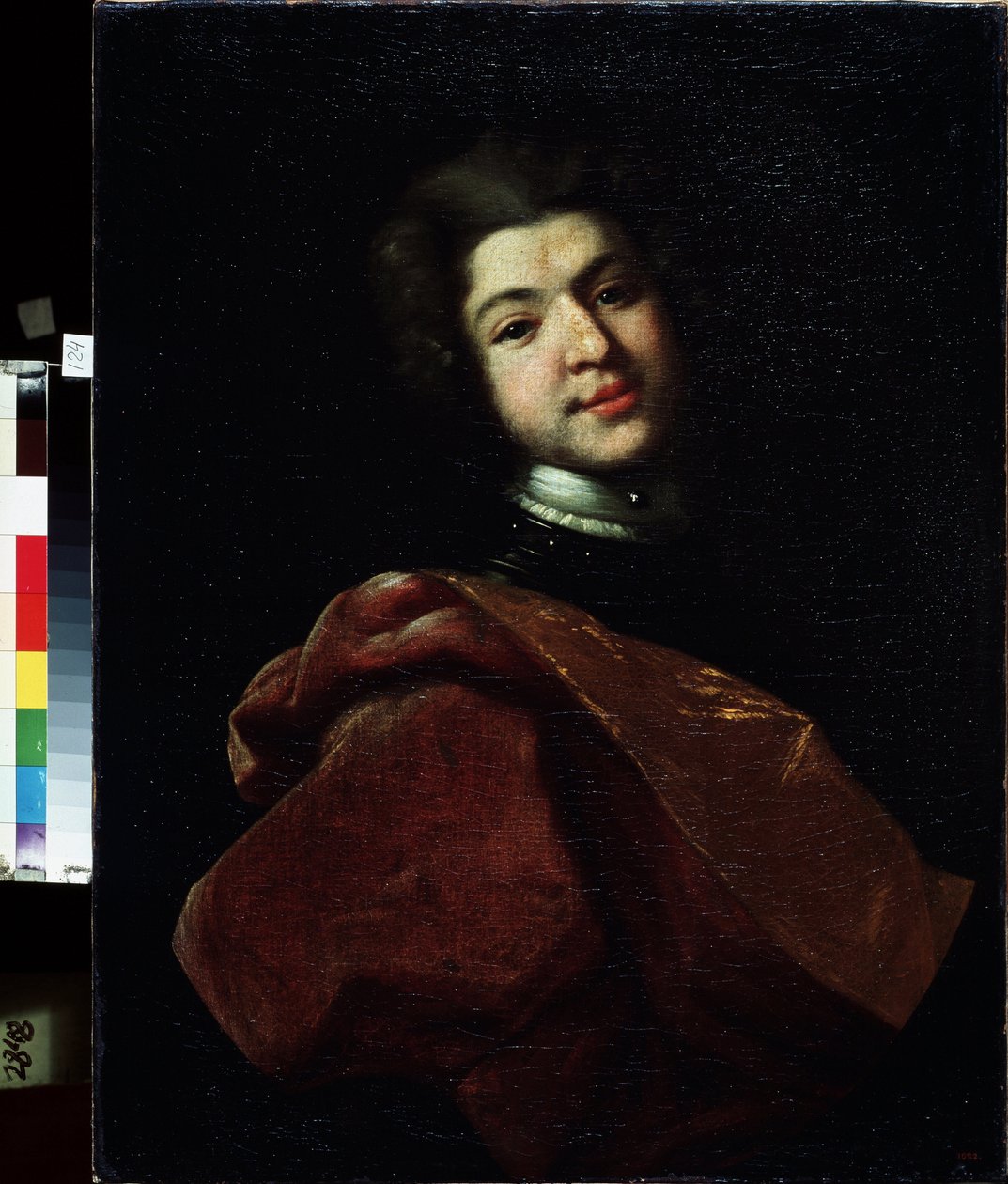 Szergej Sztroganov báró (1707-1756) portréja (Szergej Sztroganov báró portréja). Ivan Nikitich Nikitin (Nikitin) festménye (kb. 1680-1742 után), olaj, vászon alkotó: Ivan Nikitich Nikitin