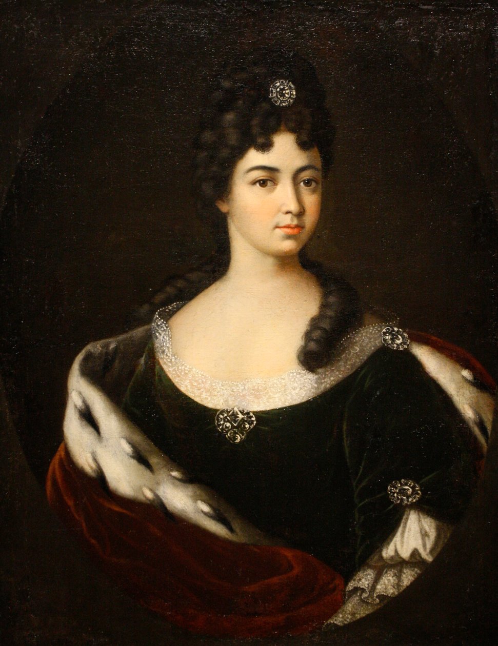Smaragda Maria Cantemir grófnő portréja, 1710-es évek vége – 1720-as évek eleje. alkotó: Ivan Nikitich Nikitin