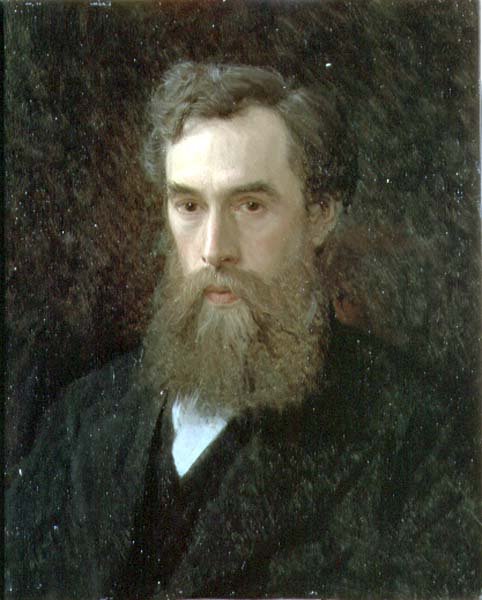 Pavel Mihajlovics Tretyakov (1832-98) portréja 1876 alkotó: Ivan Nikolaevich Kramskoy