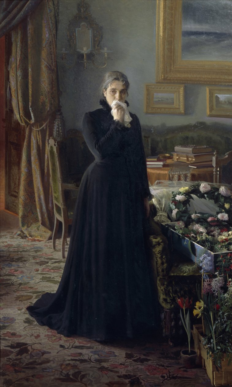 Vigasztalhatatlan bánat, 1884 alkotó: Ivan Nikolaevich Kramskoy