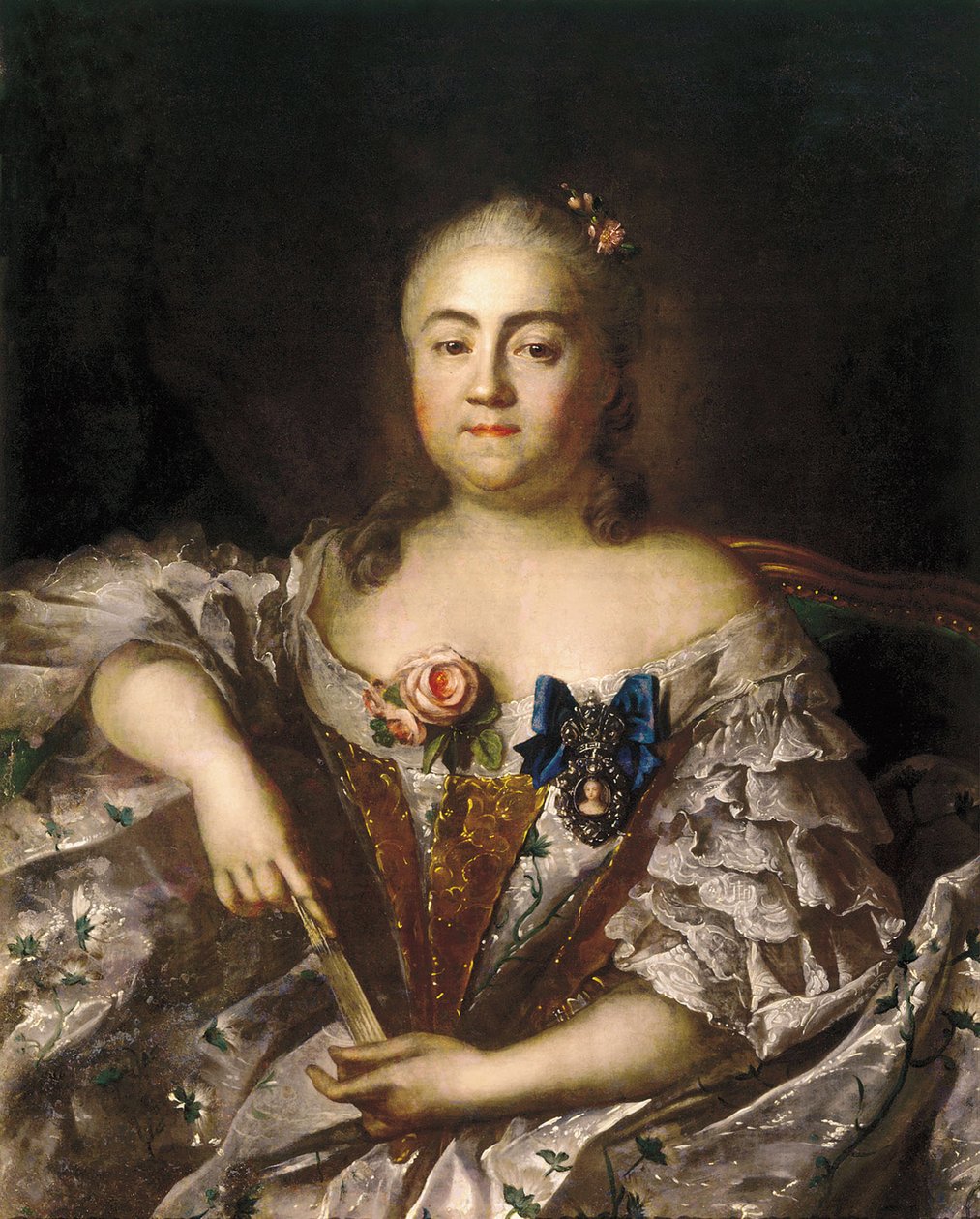 Varvara grófnő Alekszejevna Seremetyeva portréja 1711-1767, kb. 1760 alkotó: Ivan Petrovich Argunov