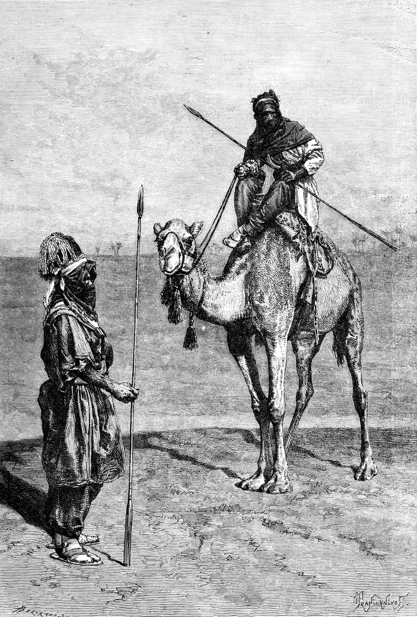 Tuaregek utazáson, Észak-Afrika, 1895. alkotó: Ivan Pranishnikoff