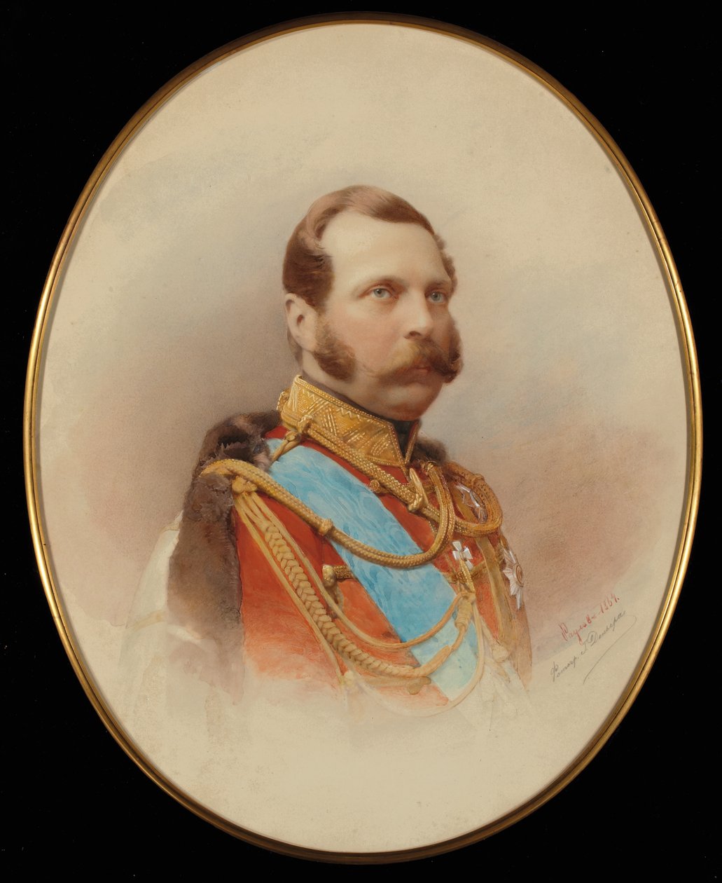 II. Sándor portréja (1818-1881) alkotó: Ivan Raulov