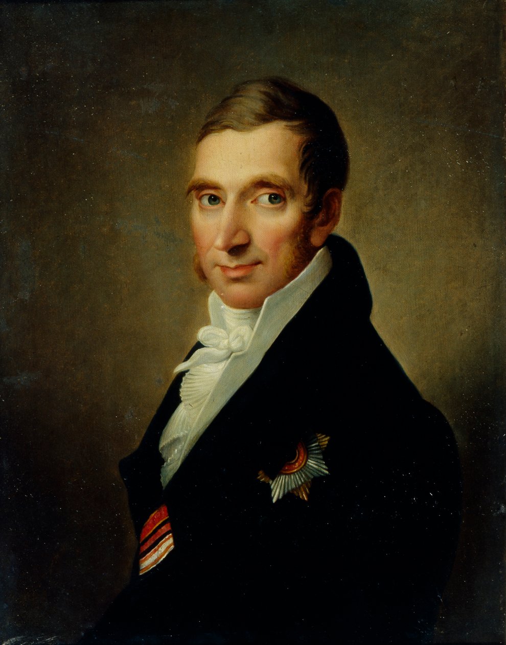 Johann-Georg von Ruehl orvos portréja 1768-1846, 1823 alkotó: Ivan Vasilyevich Luchaninov