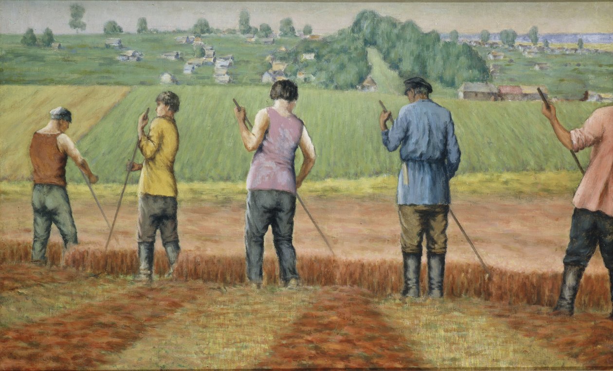 Kaszások, 1930-as évek alkotó: Ivan Vassilyevich Klyun