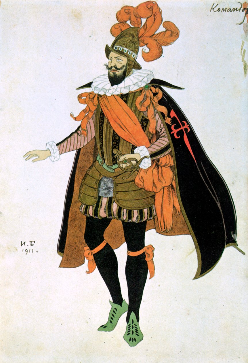 parancsnok”, 1911. alkotó: Ivan Yakovlevich Bilibin