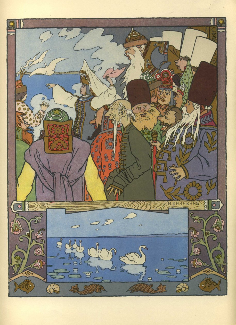 Ivan Tsarevics és békahercegnő, 1901 alkotó: Ivan Yakovlevich Bilibin