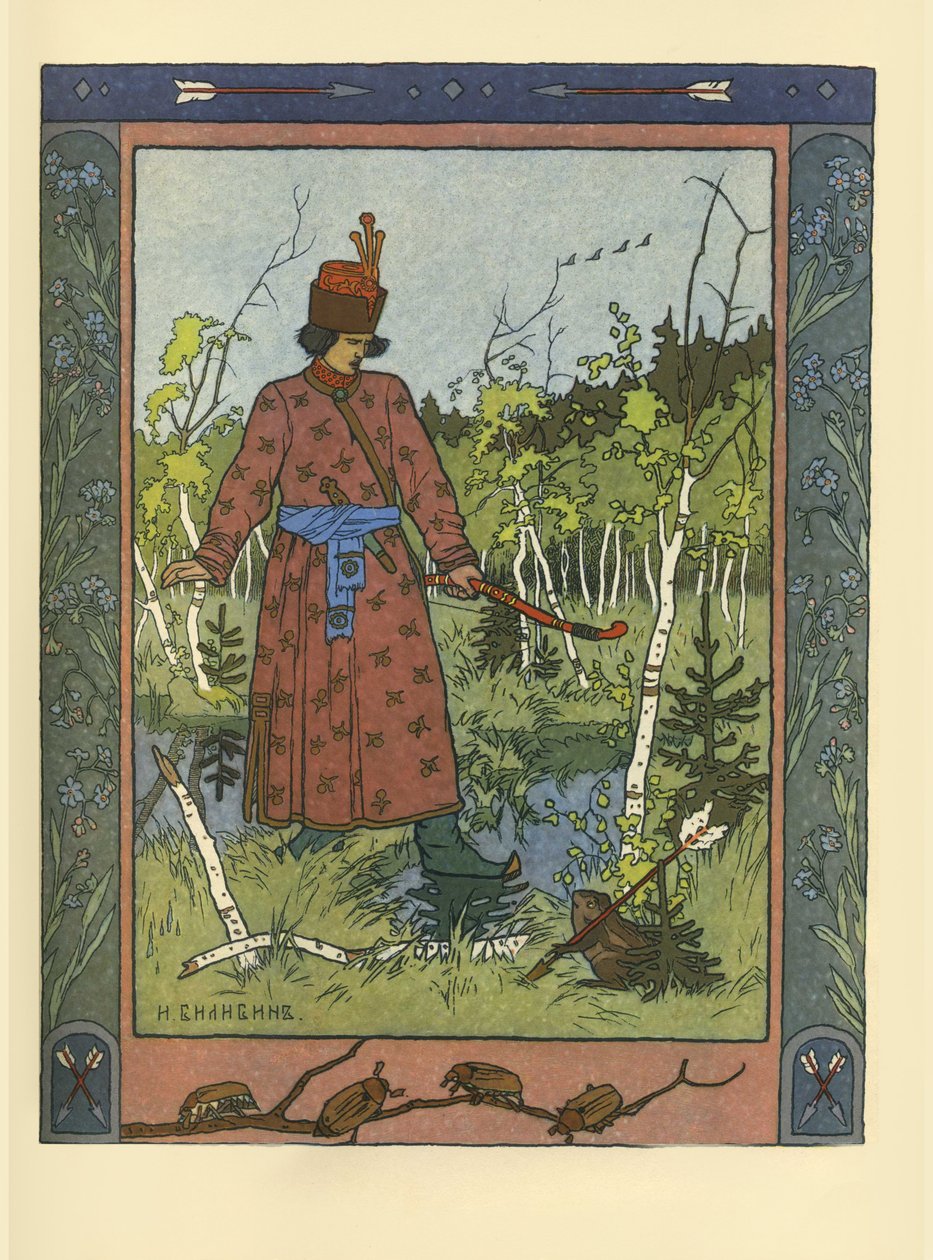 Ivan Tsarevics és békahercegnő, 1901 alkotó: Ivan Yakovlevich Bilibin