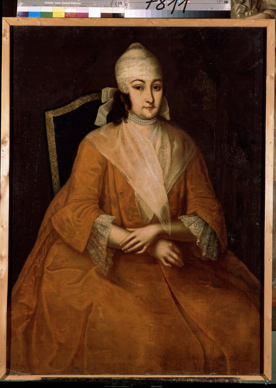 Anna Leopoldovna portréja (Elisabeth Catherine Christine de Mecklenburg Schwerin alkotó: Ivan Yakovlevich Vishnyakov