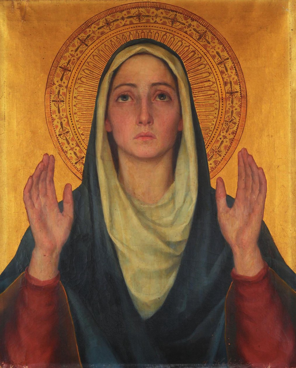 Madonna Souvan portréja alkotó: Ivana Kobilca