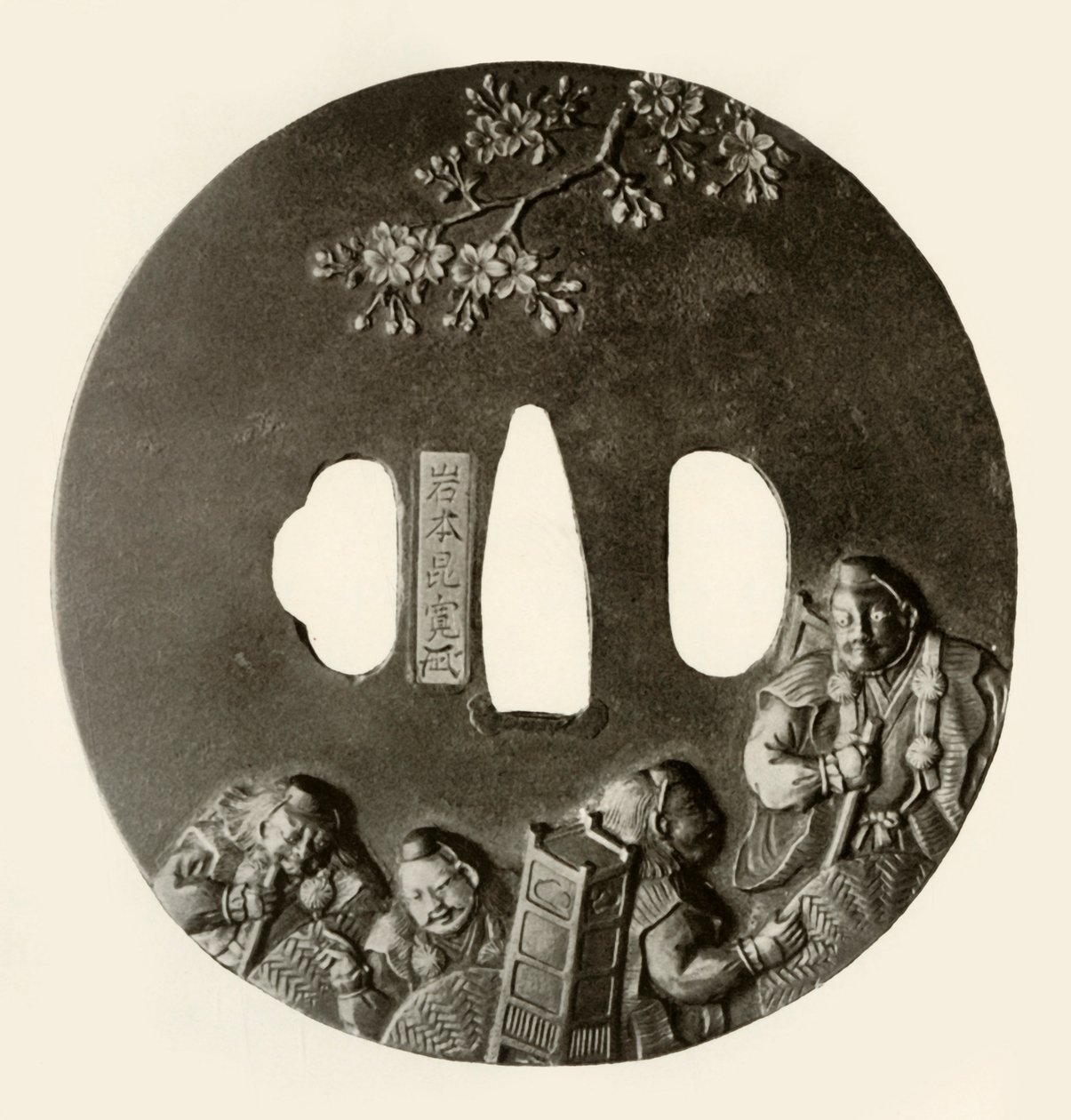 Yoshitsune menekülése, 1760-1800, 1910. alkotó: Iwamoto Konkwan