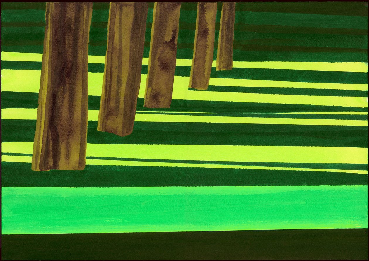 Kensington Gardens sorozat: Dazzle, 2007 (vegyes média papíron) alkotó: Izabella Godlewska de Aranda
