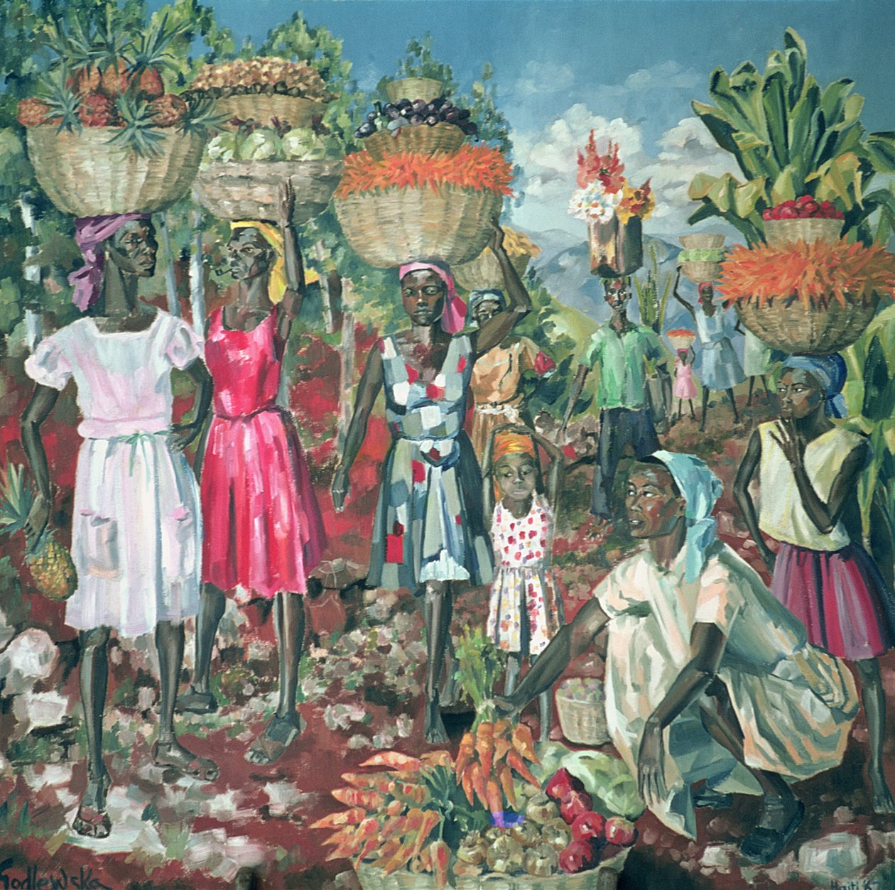 A kereskedők, 1961 alkotó: Izabella Godlewska de Aranda