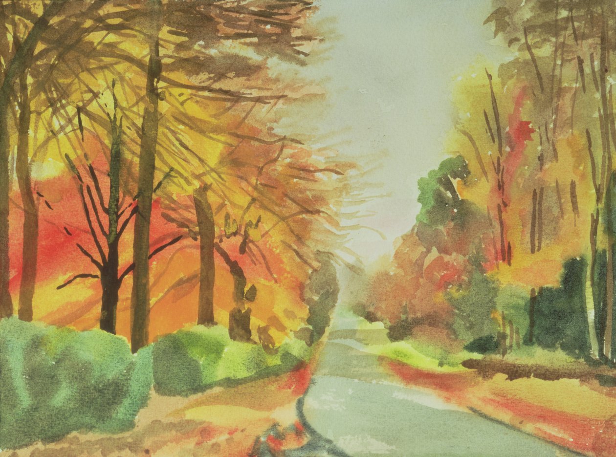 No.47 Autumn, Beaufays Road, Liege, Belgium (wc) alkotó: Izabella Godlewska de Aranda