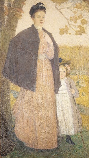 Őszi séta Németország: Őszi séta alkotó: J. Alden Weir