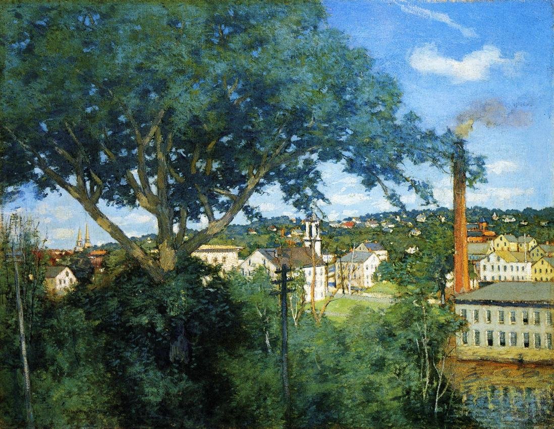 A Villagen gyár alkotó: J. Alden Weir