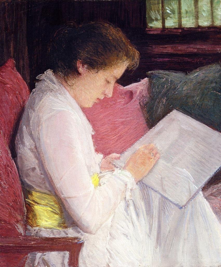  A Csipke Makern alkotó: J. Alden Weir