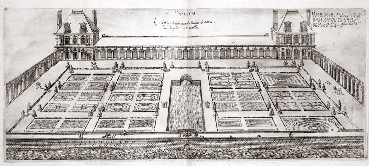 A Chateau de Vallery kertjei a 