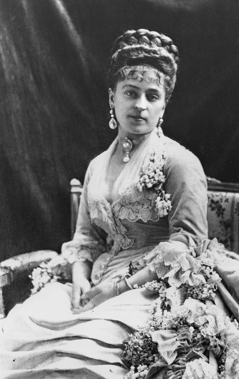 Blanche Adeline Pierson portréja alkotó: J. E. Tourtin