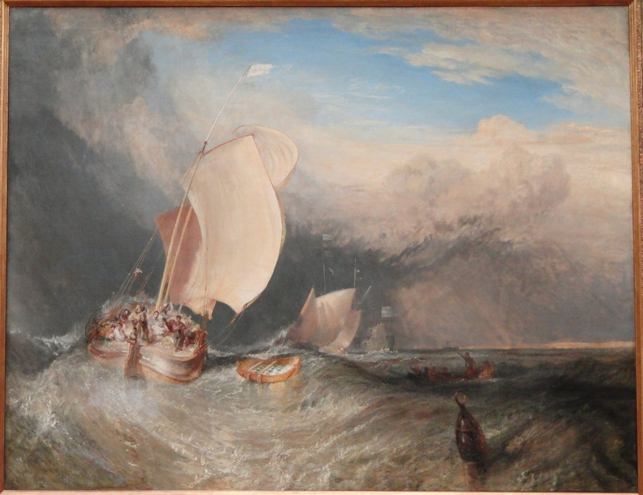 Halászhajók csuklókkal Alku a halakról alkotó: Joseph Mallord William Turner