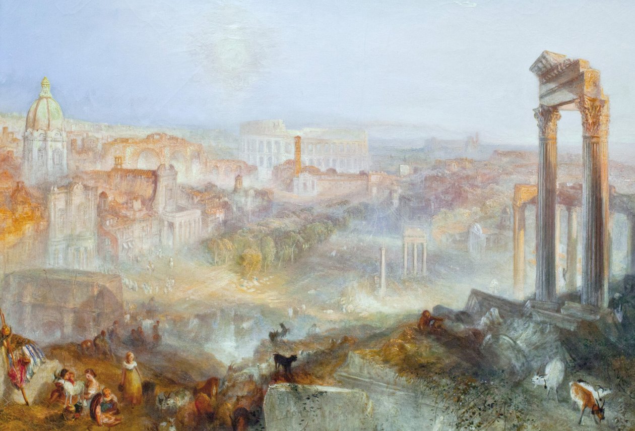 Modern Róma - Campo Vaccino alkotó: Joseph Mallord William Turner