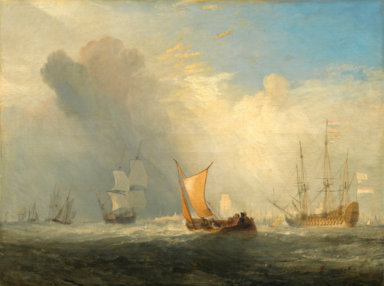 Rotterdami komphajó alkotó: Joseph Mallord William Turner