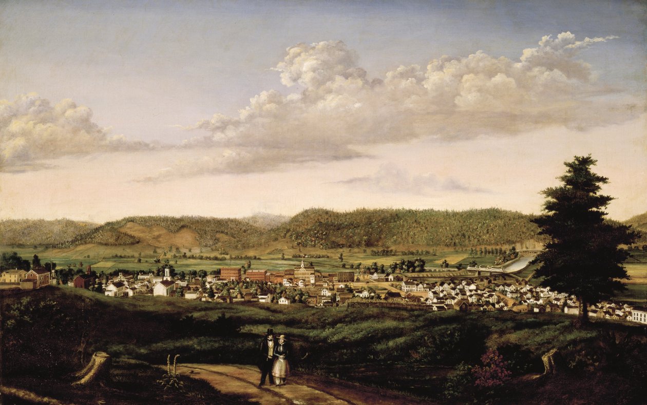 Corning jelenete, New York alkotó: J. S. Jennings