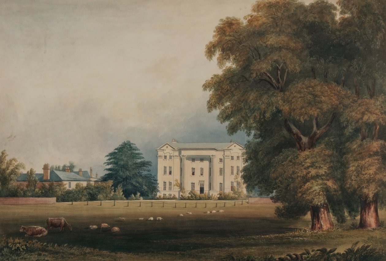 Addiscombe College, 1831 (toll és tinta és wc papírra) alkotó: J. S. Phillips