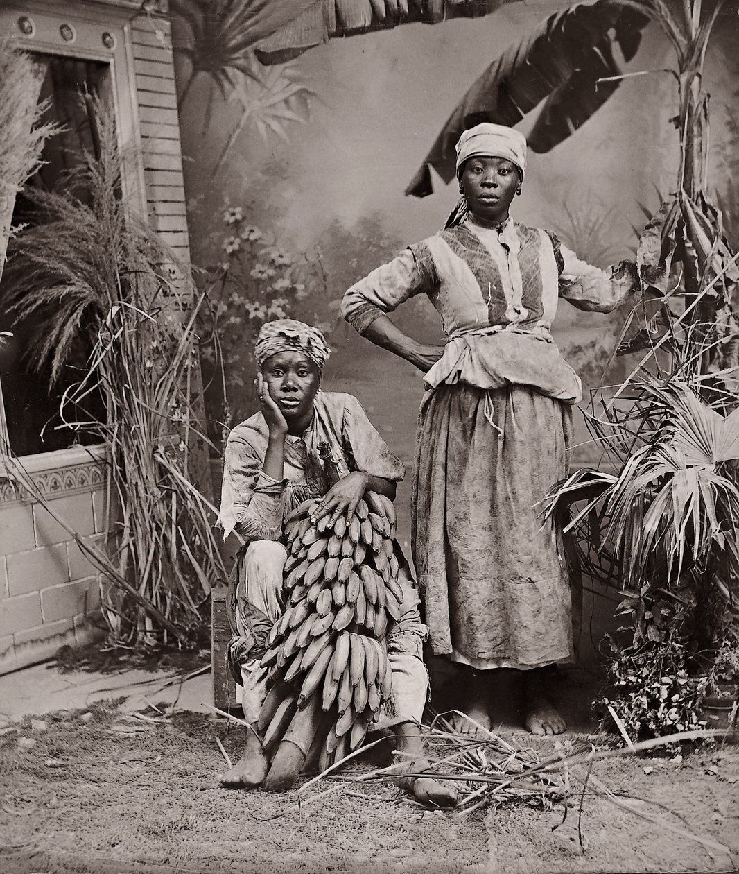 Nők, Jamaica (albumnyomat) alkotó: J. W. Cleary