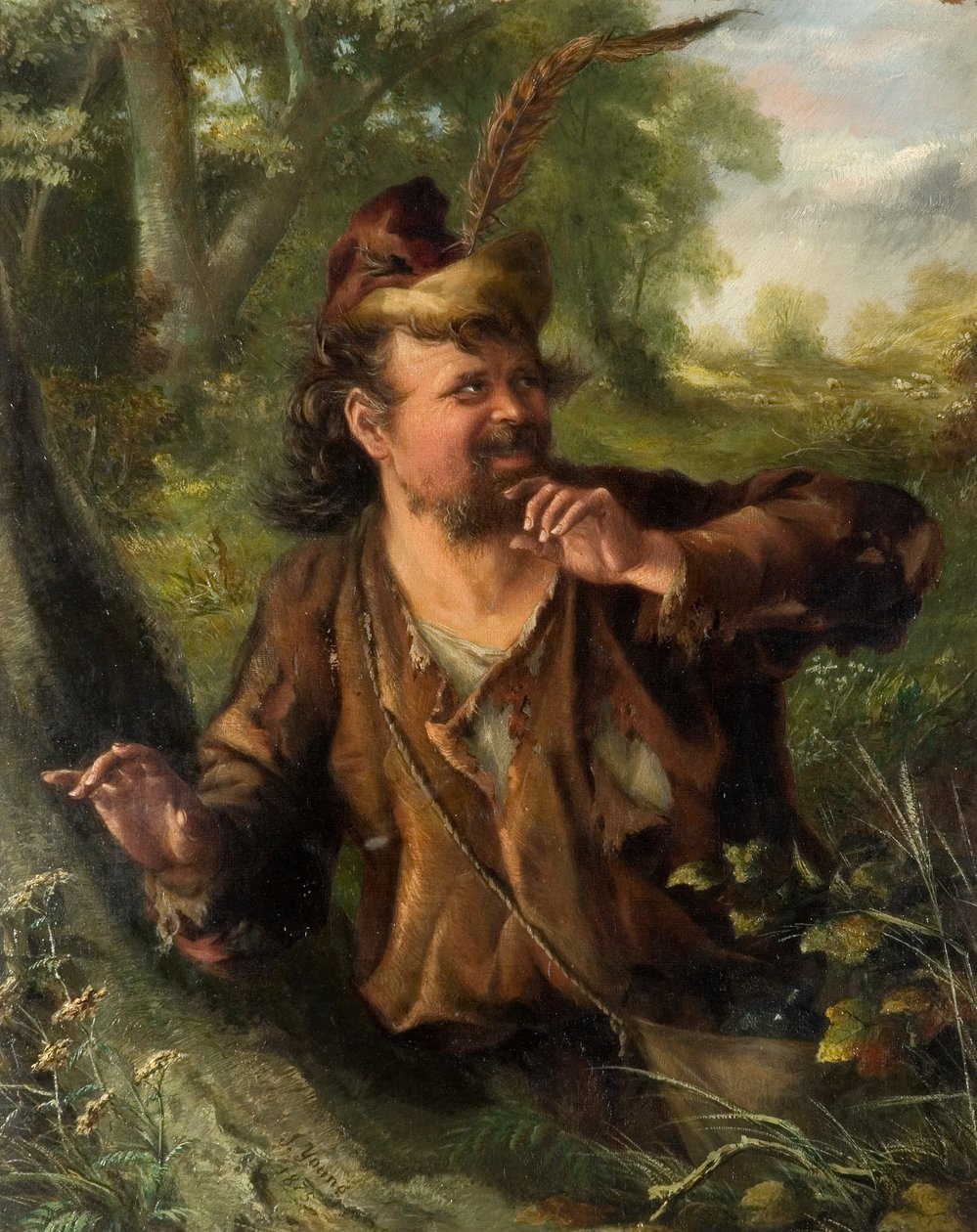 A csavargó, 1875 alkotó: J. Young