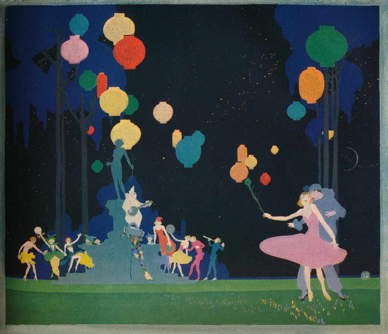 "Fantázia", 1919 alkotó: JA Austin