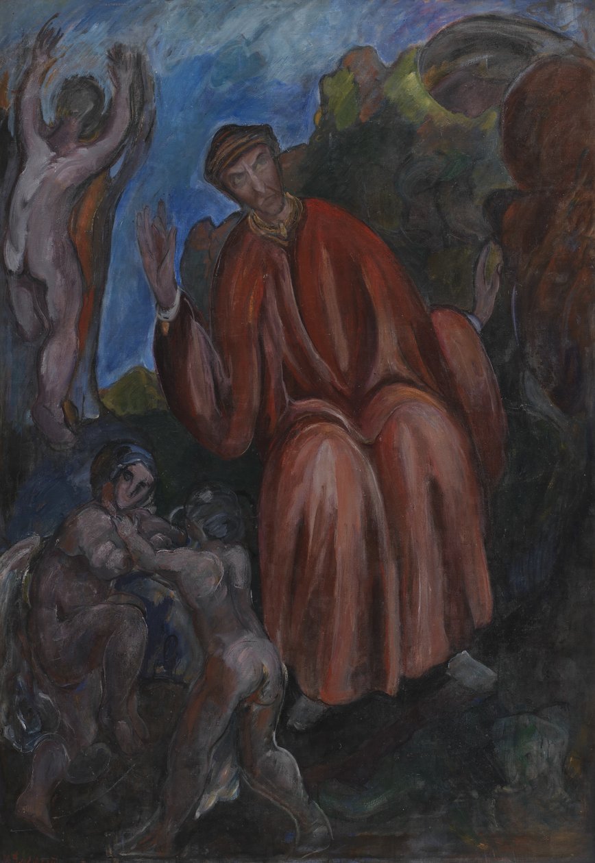 Dante Próféták, Opus I alkotó: J.A. Jerichau