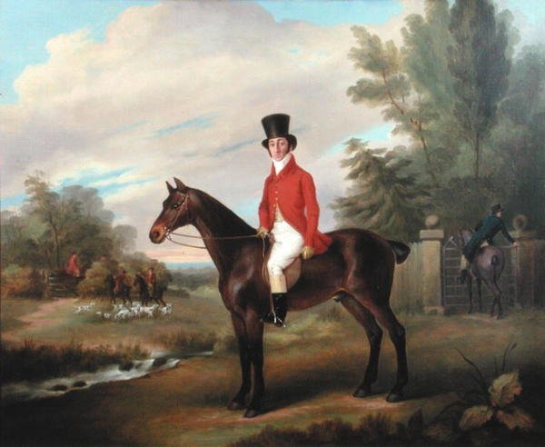 Felkészülés a vadászatra (olaj, vászon) alkotó: J.A. Mitchell