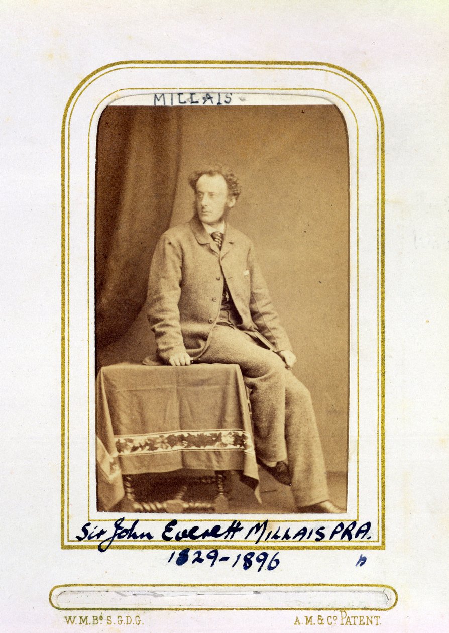 Sir John Everett Millais (1829-96) portréja (albumnyomat) alkotó: J.C. Watkins