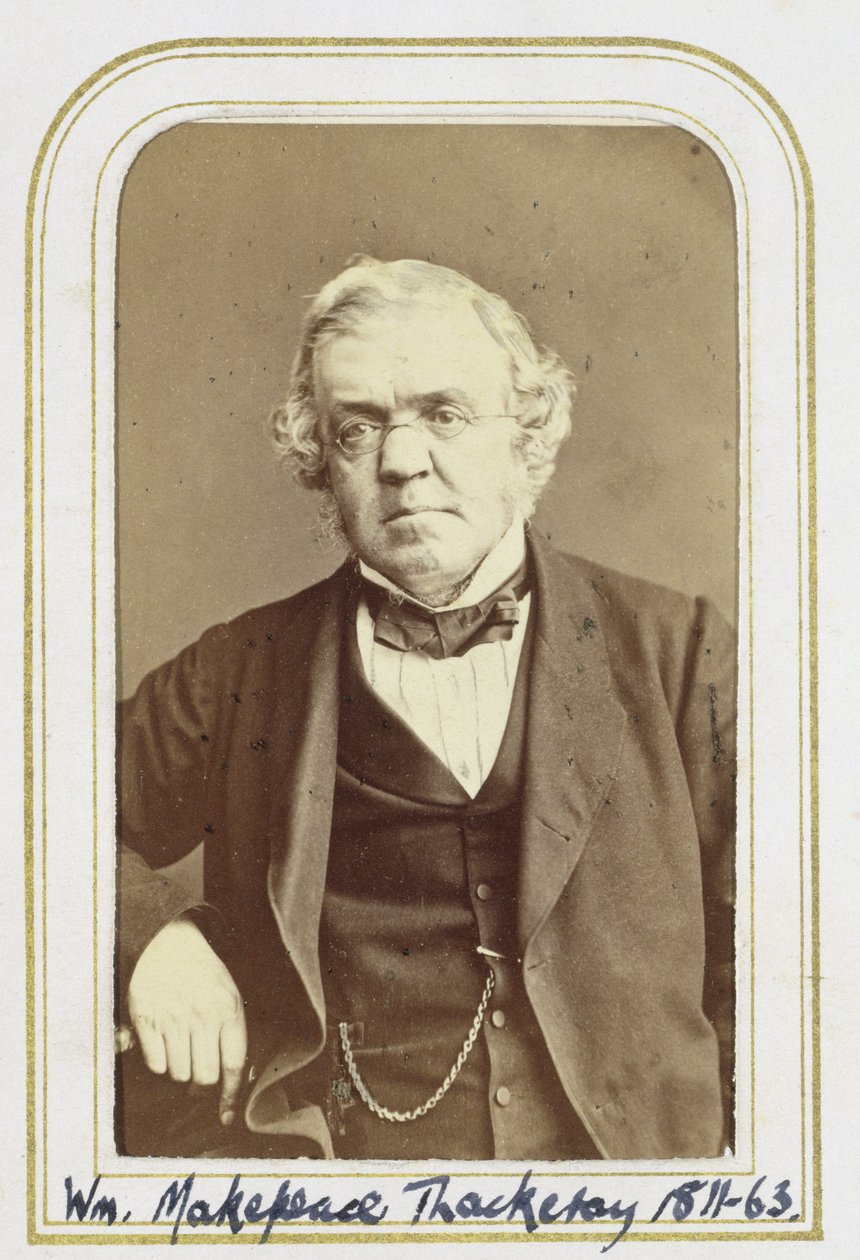 William Makepeace Thackeray (1811-63) portréja (albumnyomat) alkotó: J.C. Watkins