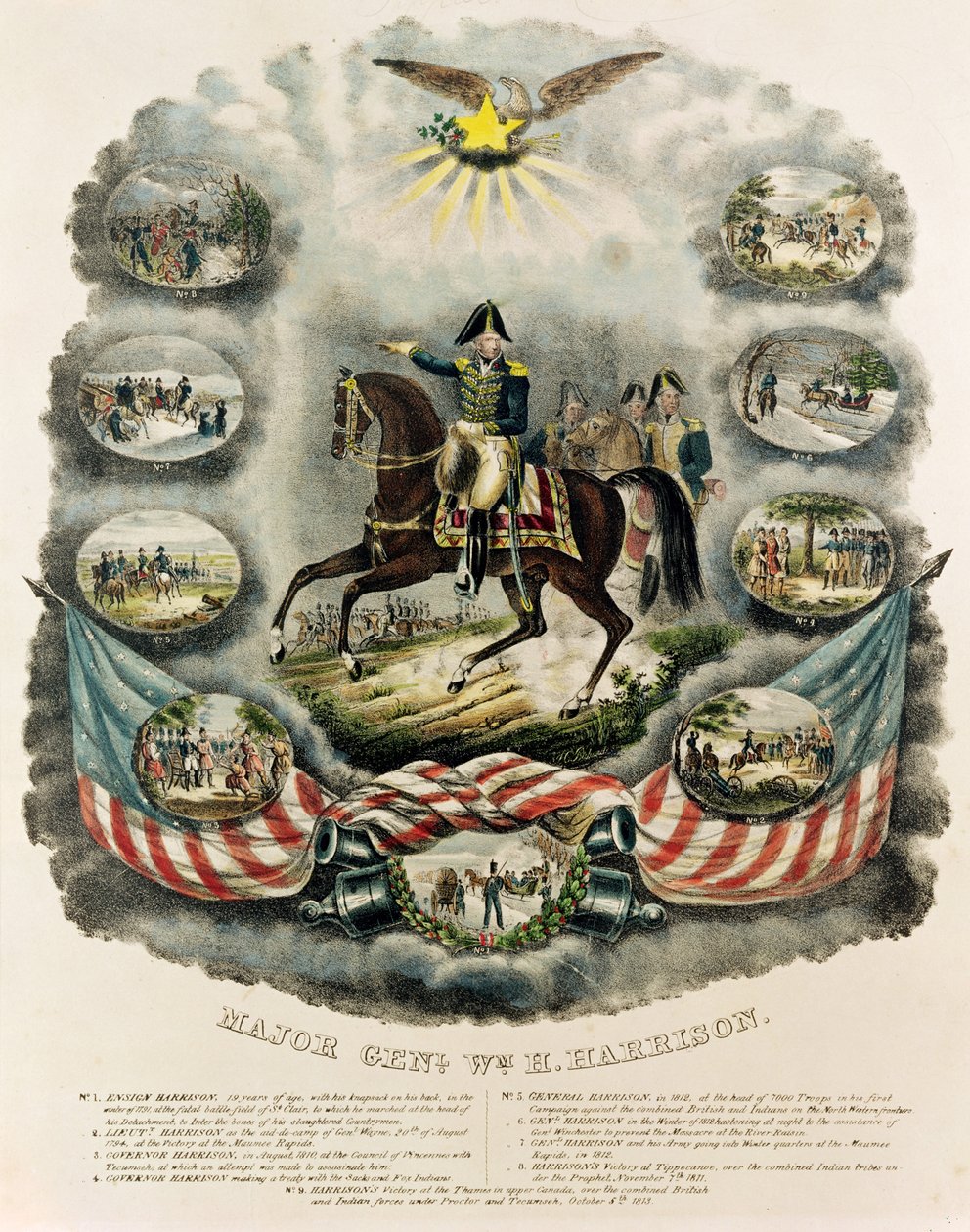 William Henry Harrison vezérőrnagy, 1813 körül alkotó: J.C. Richard